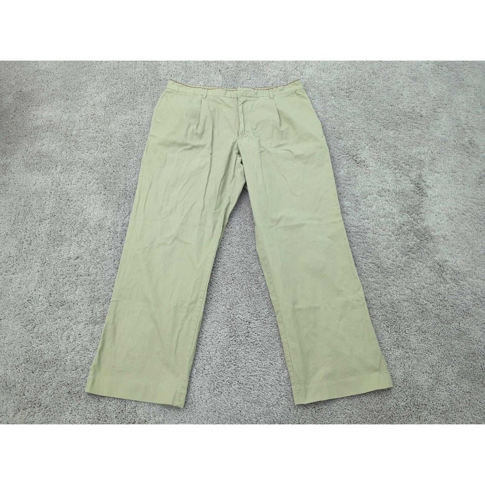 Michael Kors Chino Pants‎ Mens 40/30 Beige Straight Leg Pleated Smart Casual